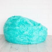 Fur Bean Bag - Turquoise Polo gallery detail image