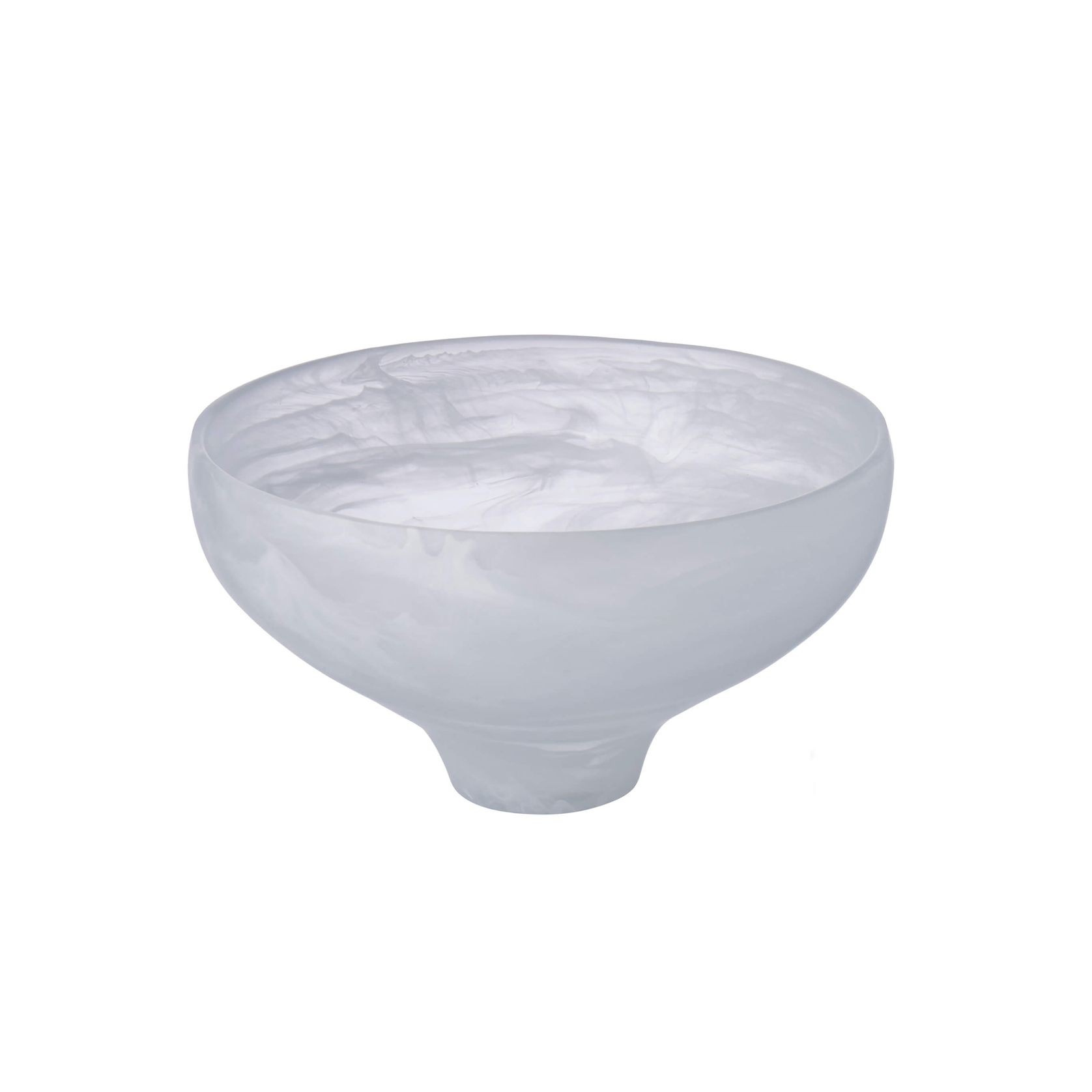 White Resin Serving Bowl gallery detail image