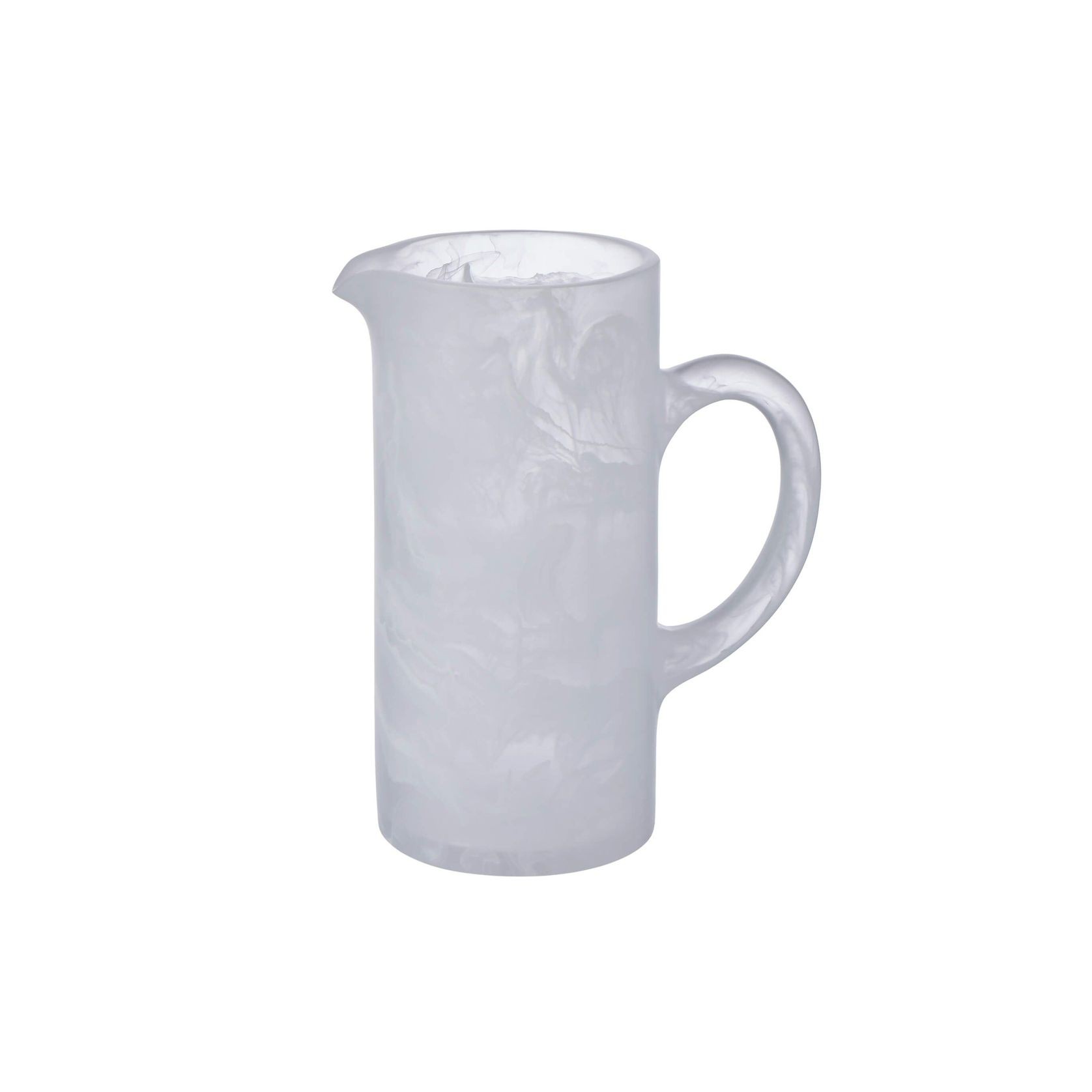 White Resin Serving Pitcher gallery detail image