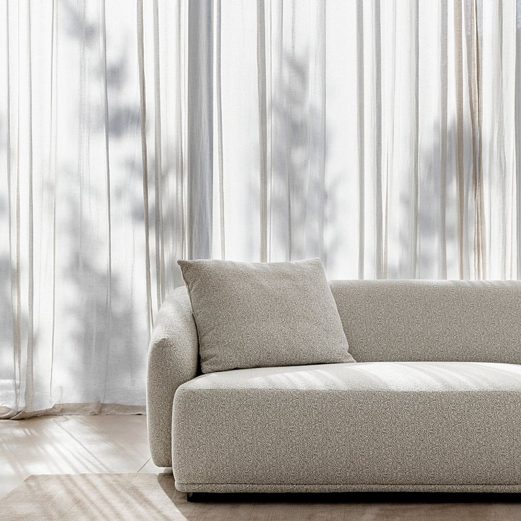 Gemma 2 Piece Sofa | Stone gallery detail image
