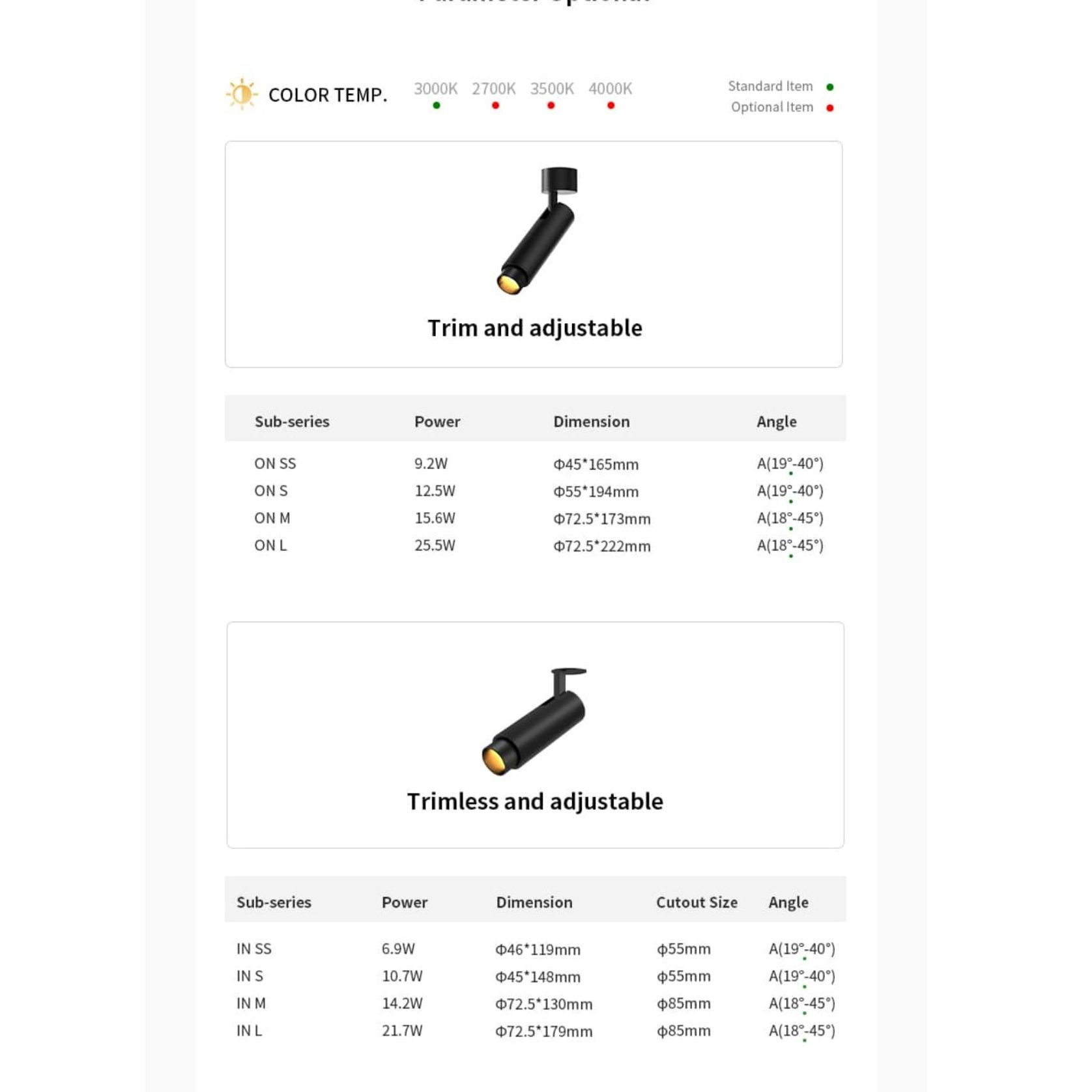 GEN | Ceiling Spot Lifght | Track Spot Lighting gallery detail image