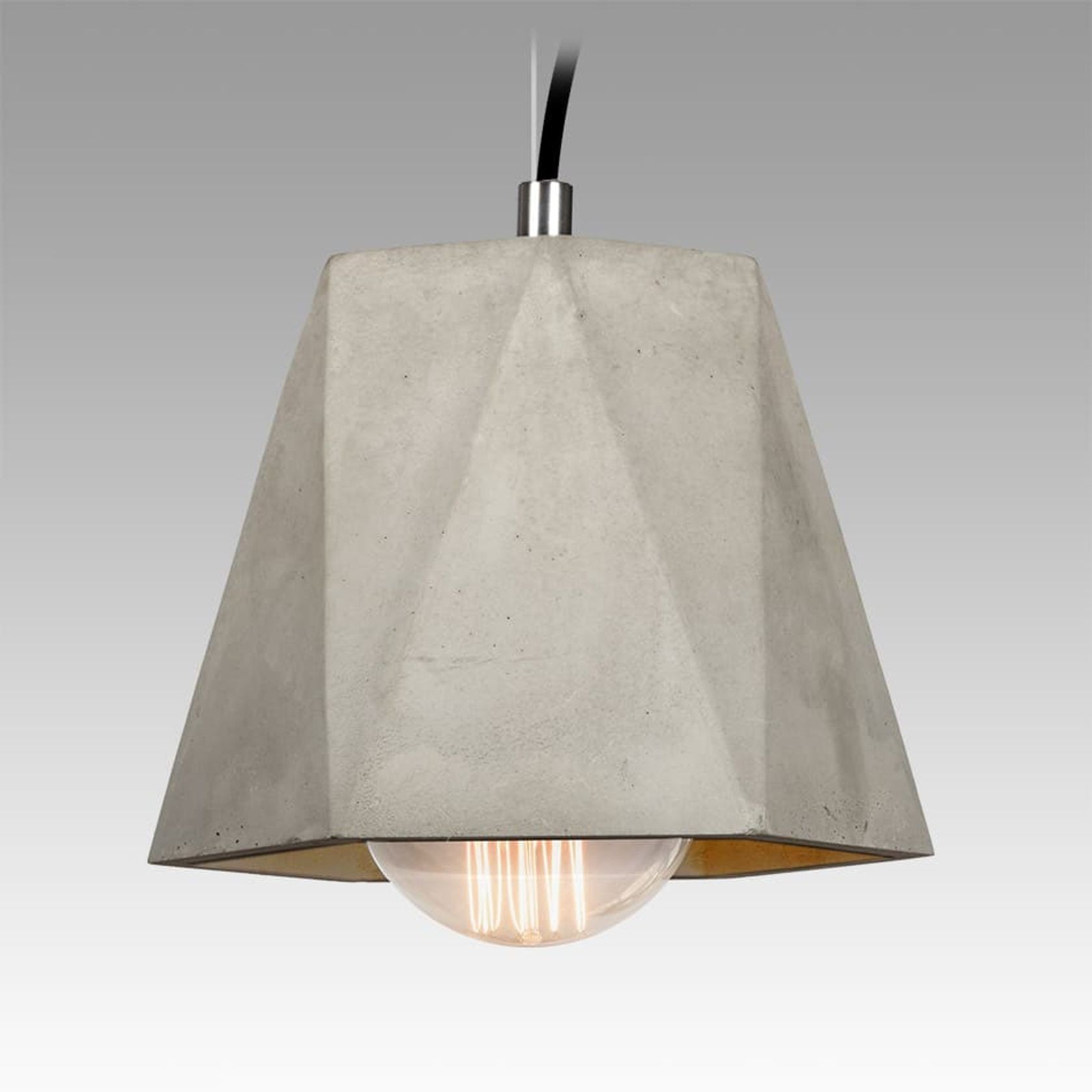 Concrete Geo Series Pendant - Vase gallery detail image