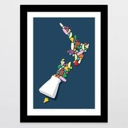 Land Of The Long Lolly Mixture Art Print gallery detail image