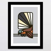 Simply Fantail Art Print gallery detail image