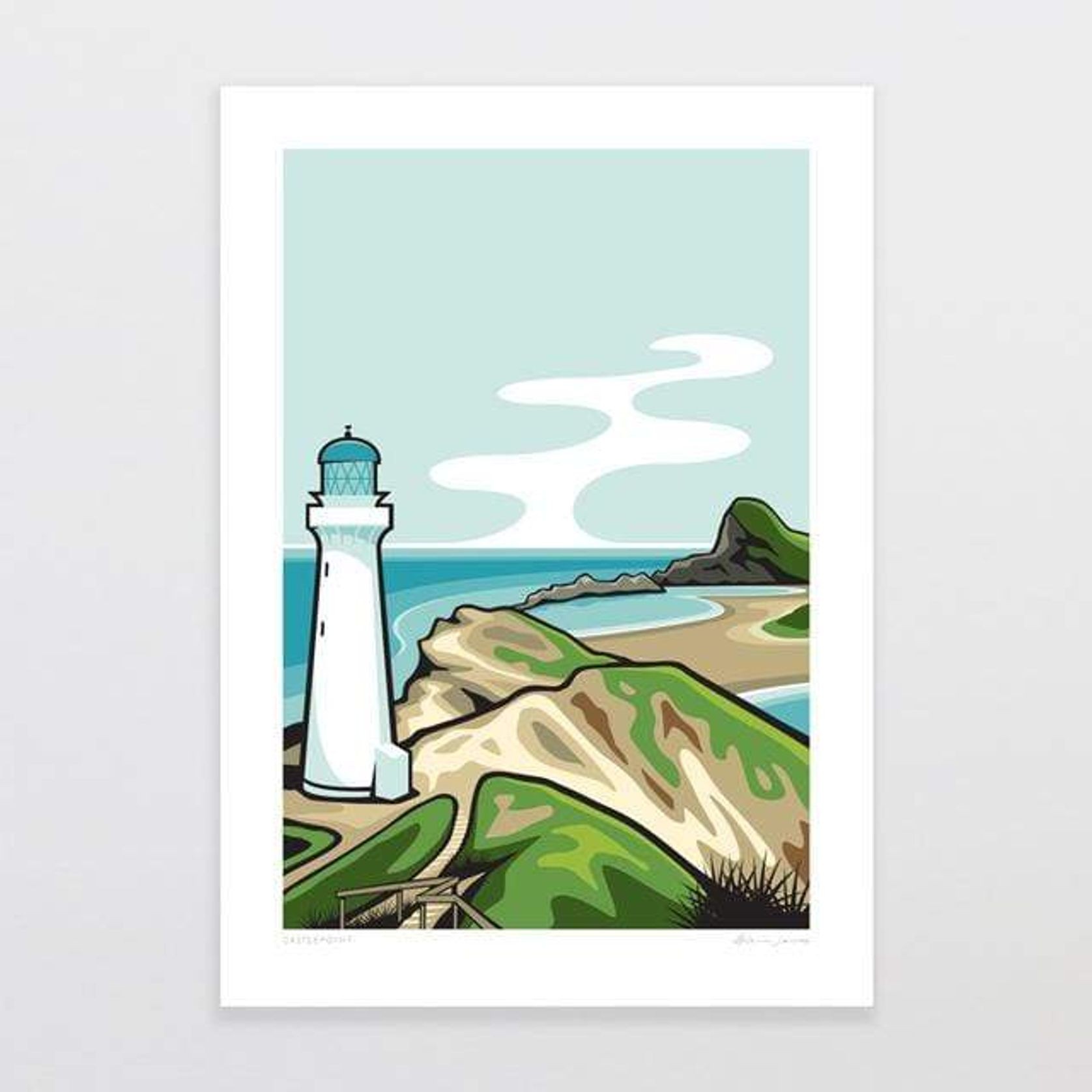 Castlepoint Art Print gallery detail image