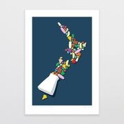 Land Of The Long Lolly Mixture Art Print gallery detail image