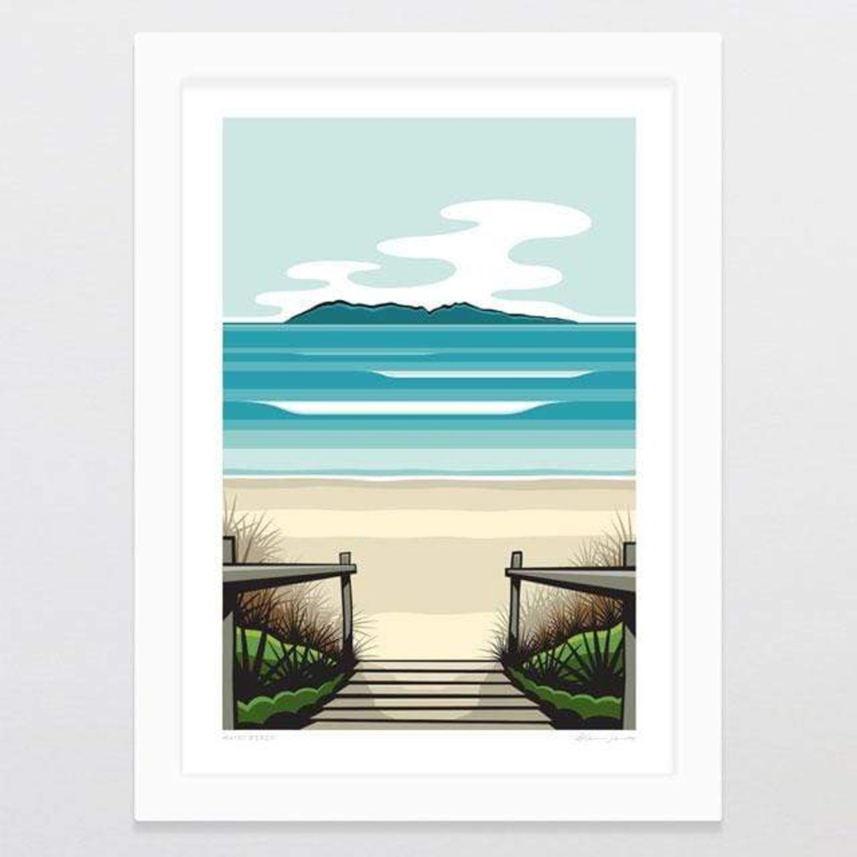 Waihi Beach Art Print gallery detail image