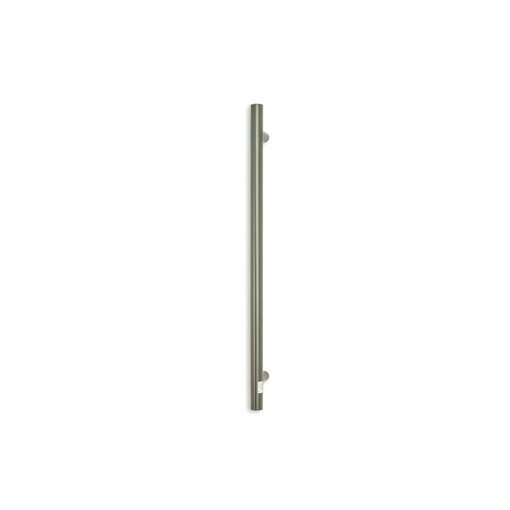 Radiant Vertical Single  Towel Rail 40 x 950mm - Gun Metal Grey gallery detail image