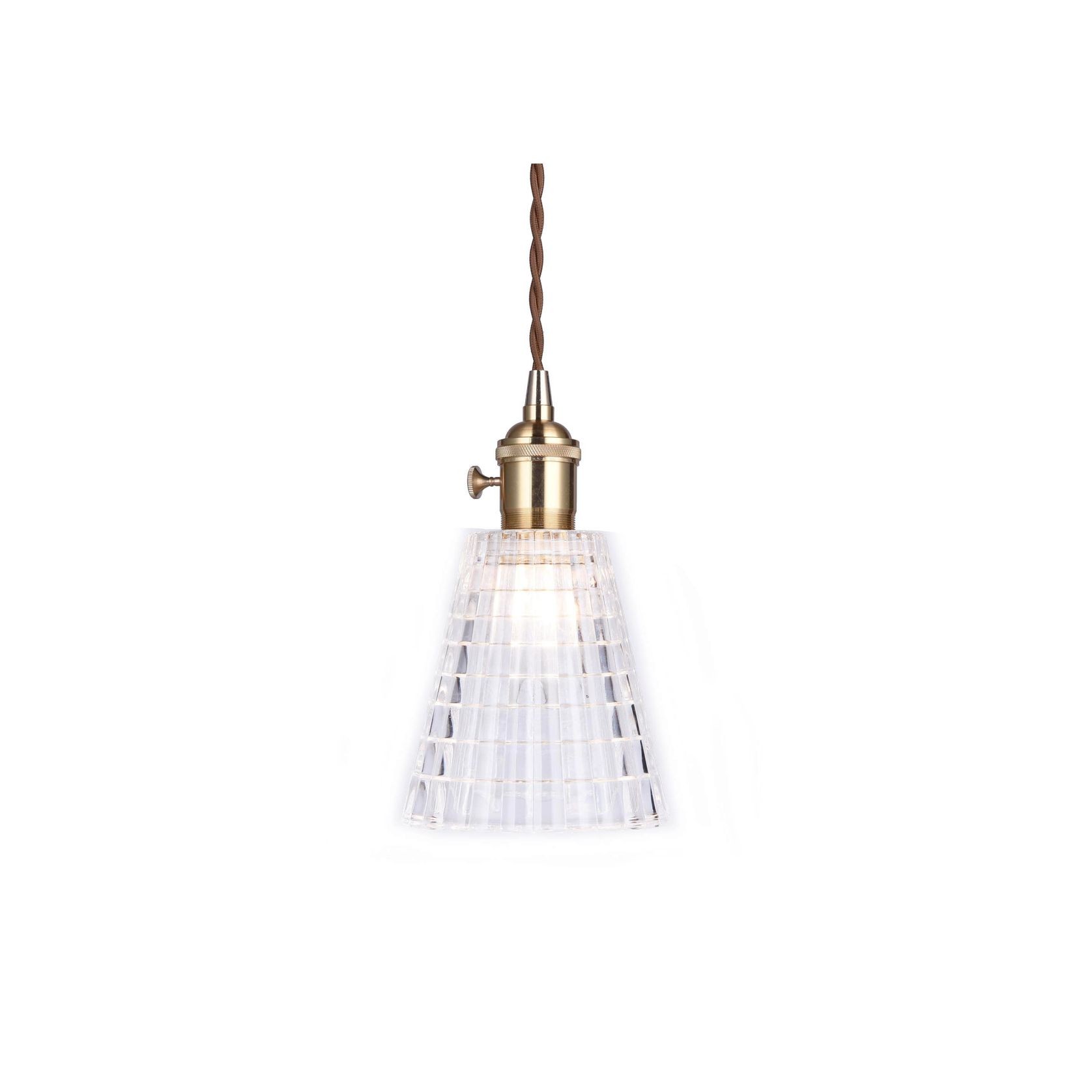 Vintage Glass Pendant Light - Amy gallery detail image