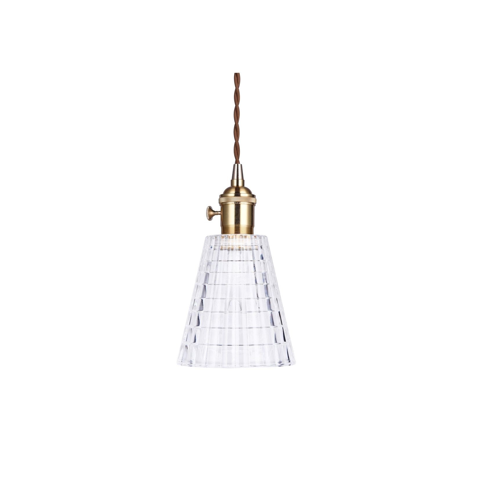 Vintage Glass Pendant Light - Amy gallery detail image