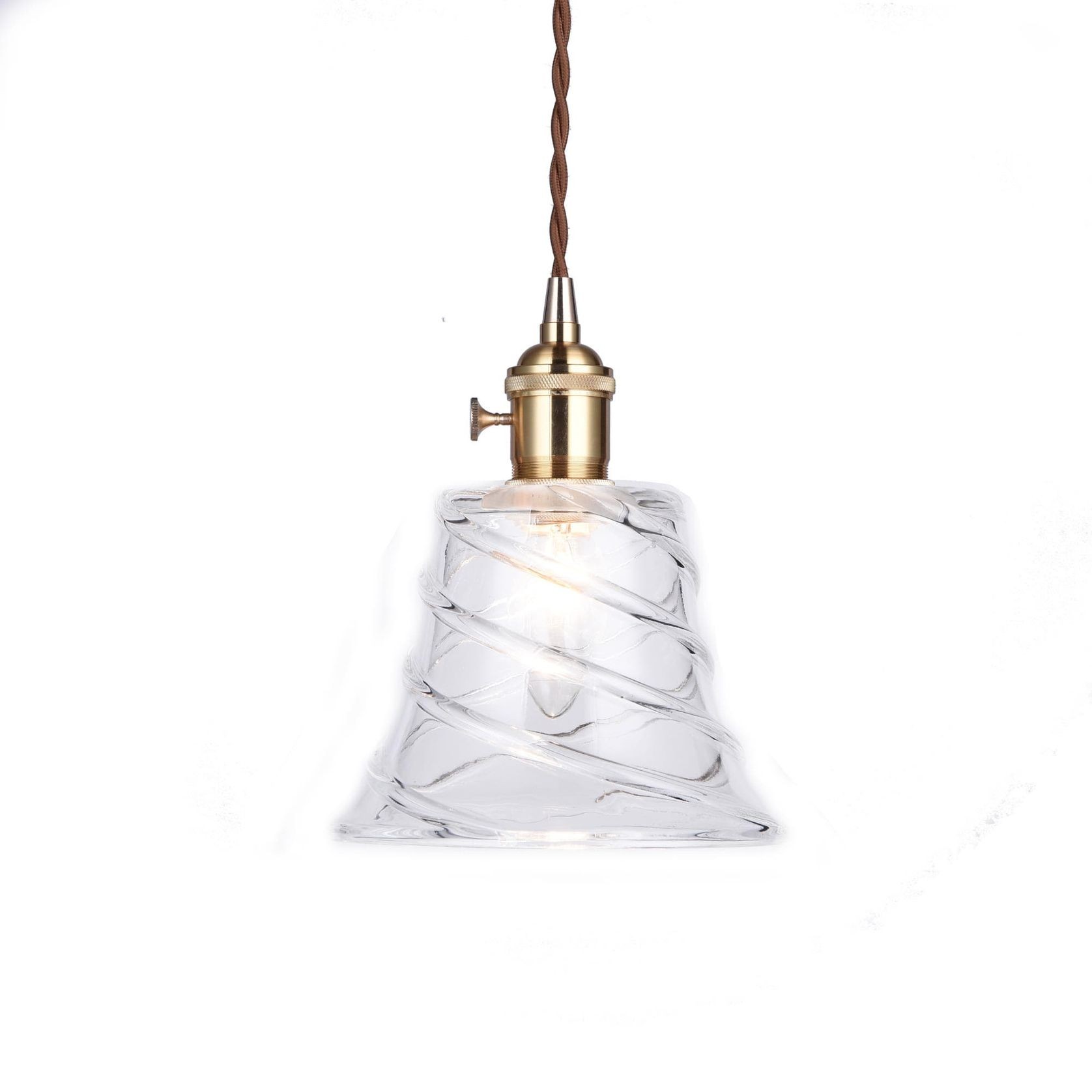 Vintage Glass Pendant Light - Belle gallery detail image