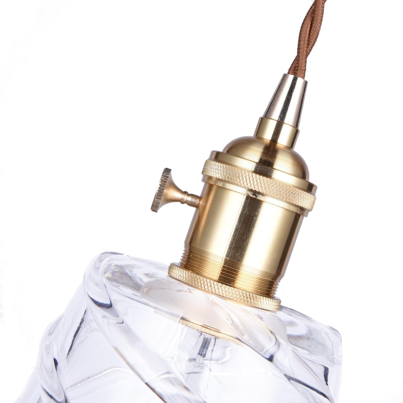 Vintage Glass Pendant Light - Belle gallery detail image