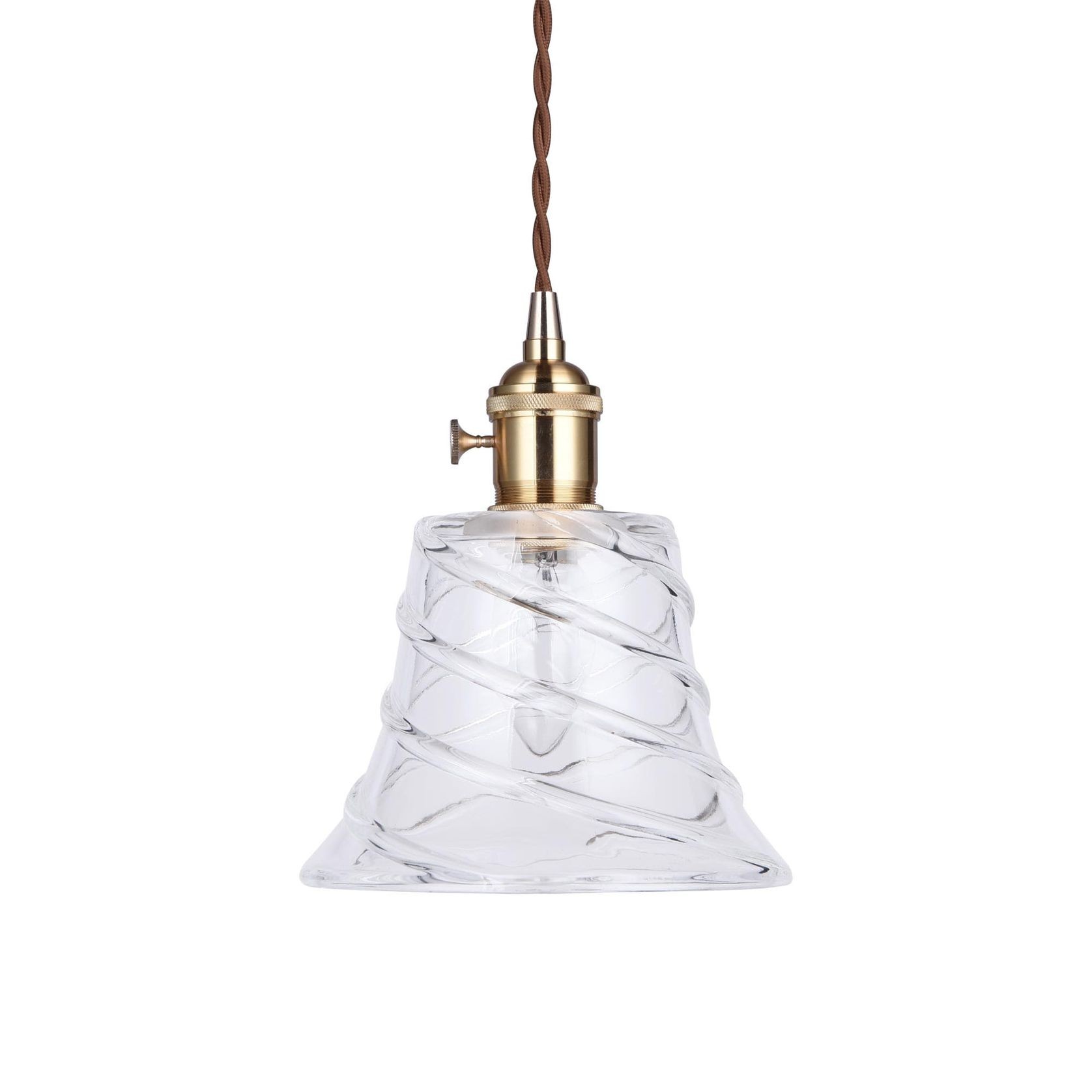 Vintage Glass Pendant Light - Belle gallery detail image