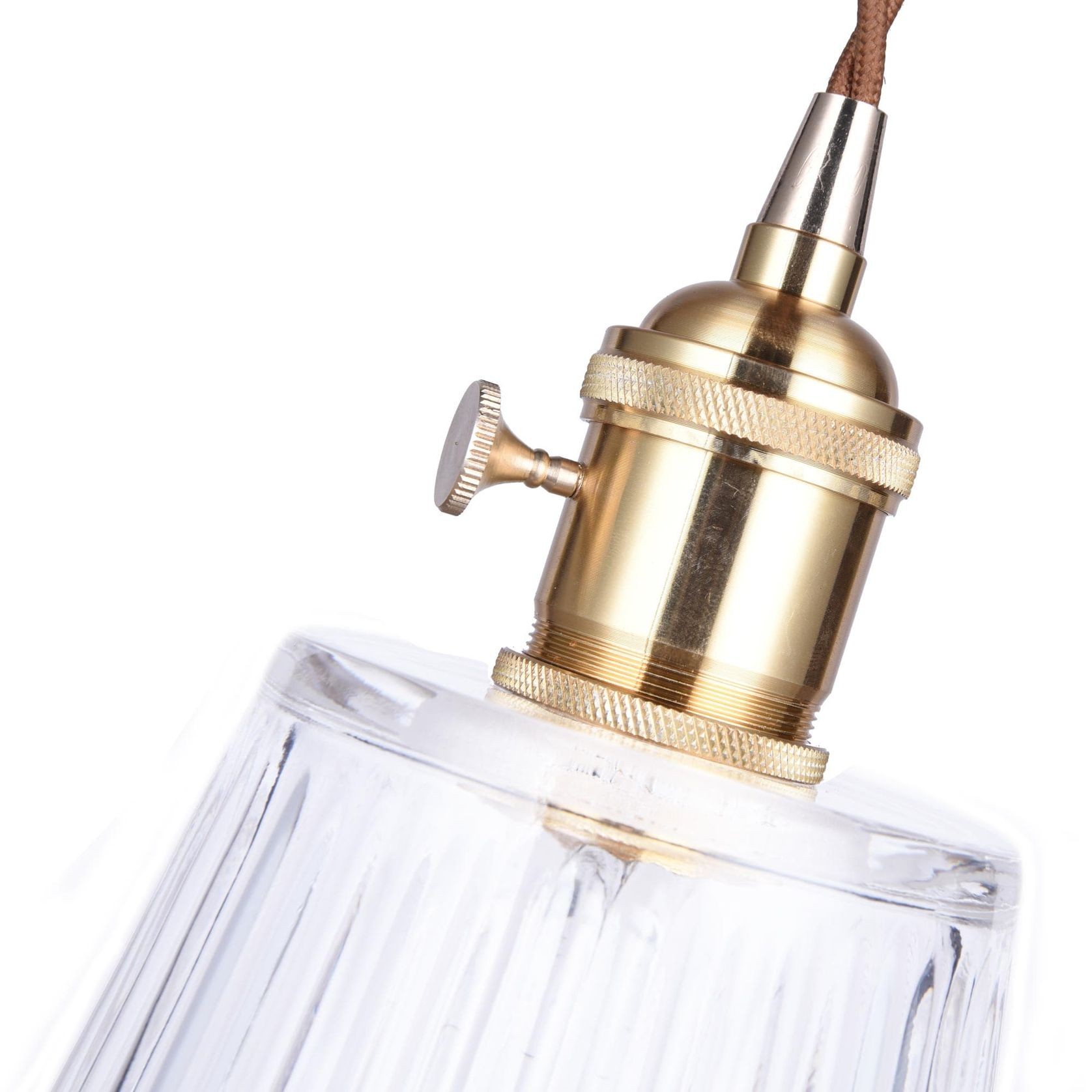 Vintage Glass Pendant Light - Carrie gallery detail image