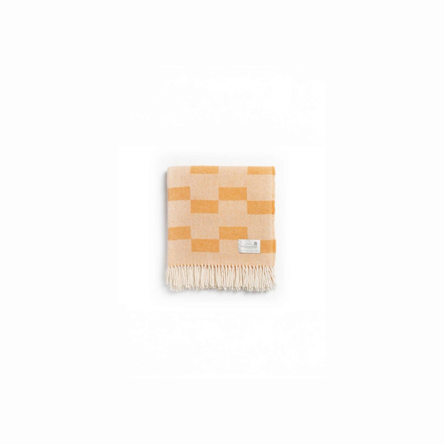 Ruanui Station Lambswool Throw - Gowdys Gold gallery detail image