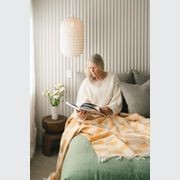 Ruanui Station Lambswool Throw - Gowdys Gold gallery detail image