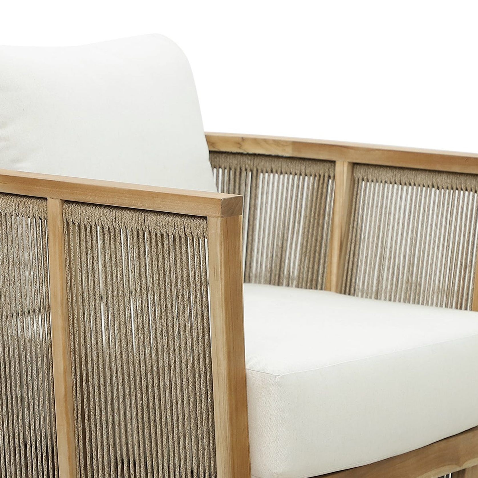 Granada 4pc Rope Outdoor Lounge Setting gallery detail image