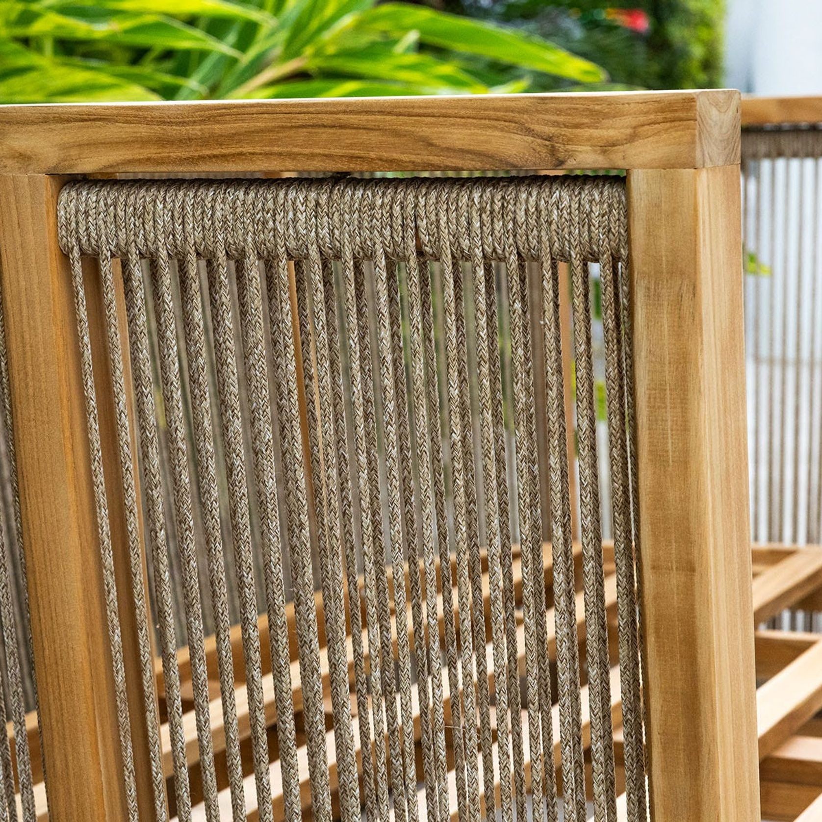 Granada 4pc Rope Outdoor Lounge Setting - 2 Seater - Rope Table gallery detail image