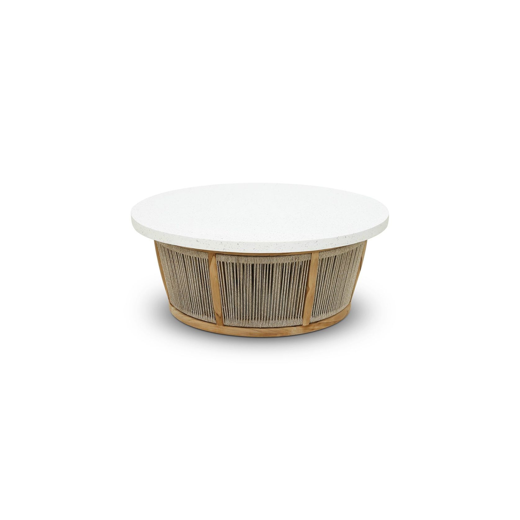 Granada Outdoor Teak / Rope Coffee Table gallery detail image