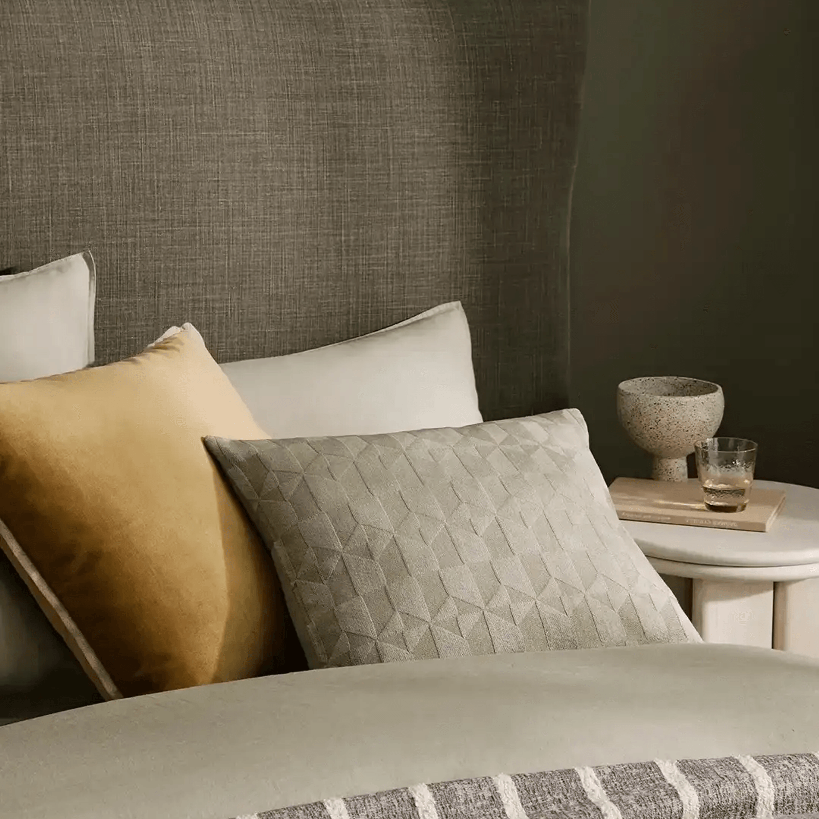 Ravello Linen Flat Sheet - Sage | Weave Home Bed Linen gallery detail image