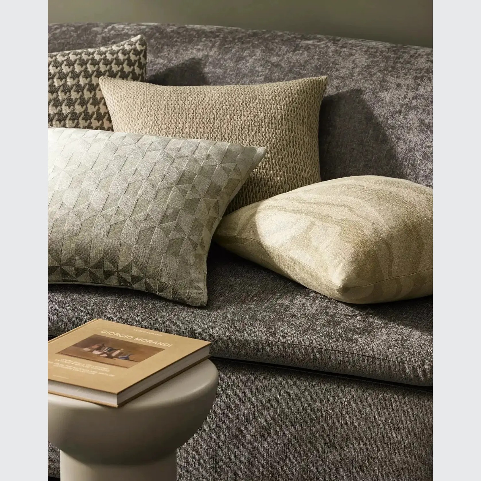 Weave Home Marina Cushion - Laurel | Wool Blend Boucle gallery detail image
