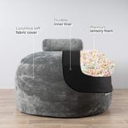 DreamPod™ - Grey - Sensory Foam Filling Included gallery detail image