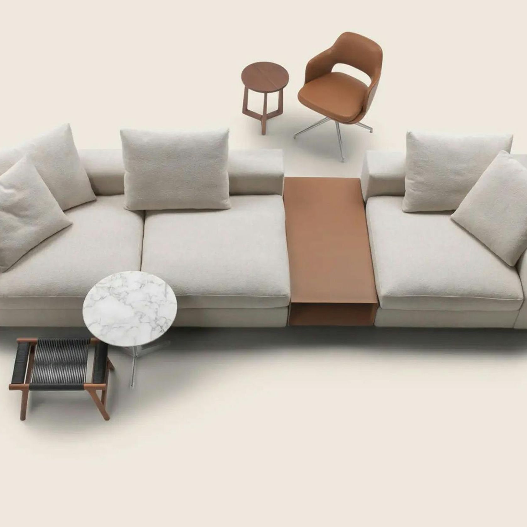 Groundpiece Modular Sofa By Flexform gallery detail image