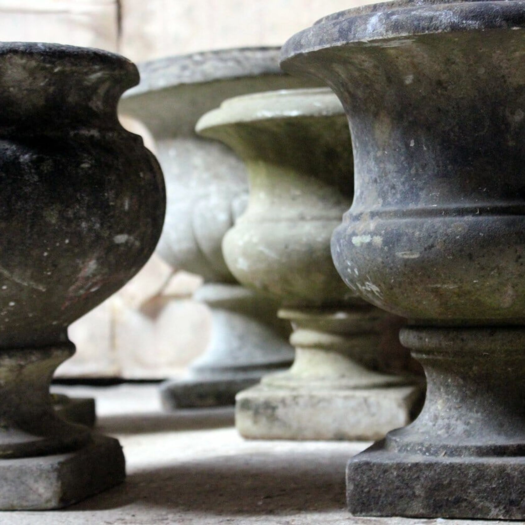A Group of Classic Marble Urns C.1900 - 1910 gallery detail image