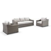 Hahei 3-Seater Lounge Set - Cast Silver gallery detail image