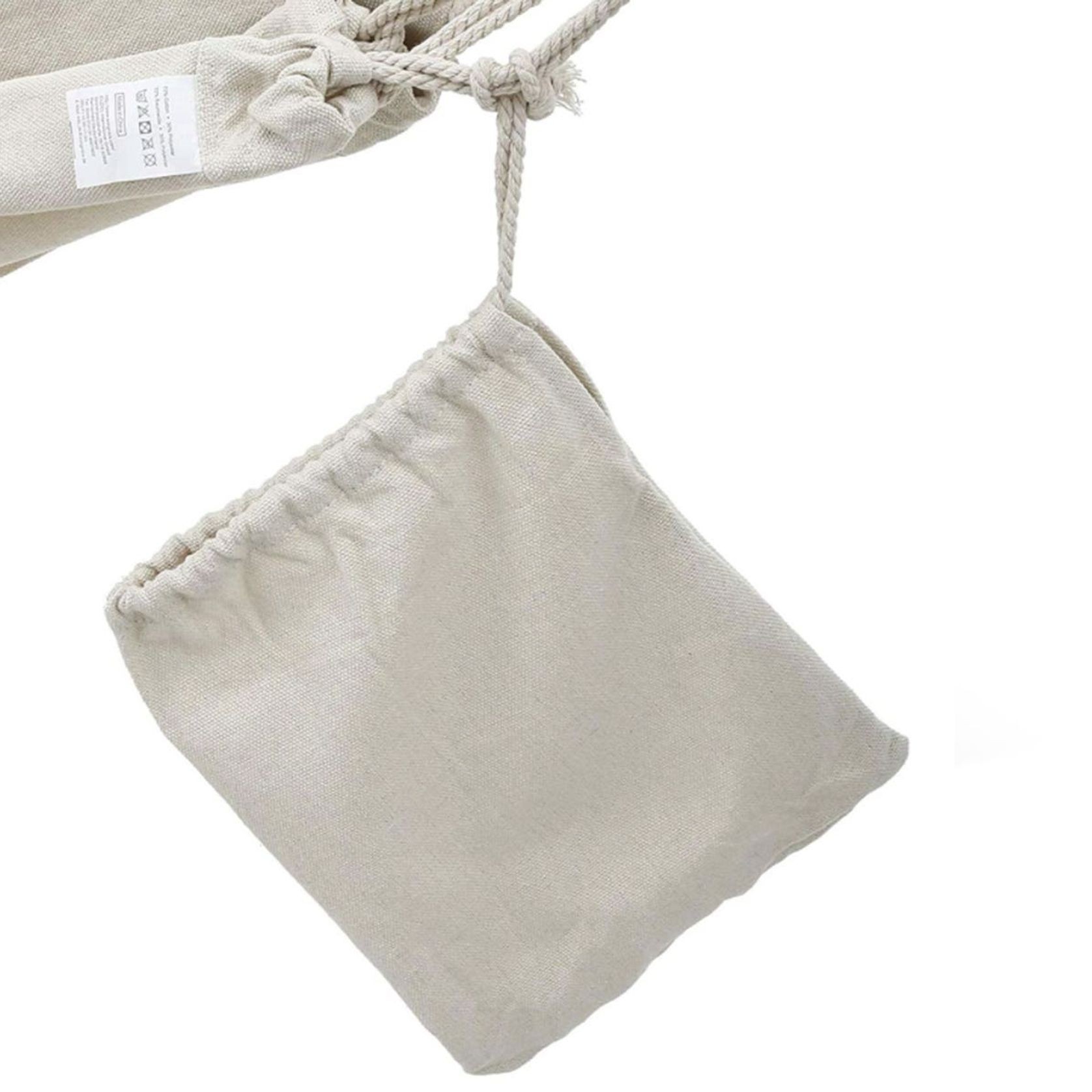 Boho Cotton Macrame Hammock Natural gallery detail image