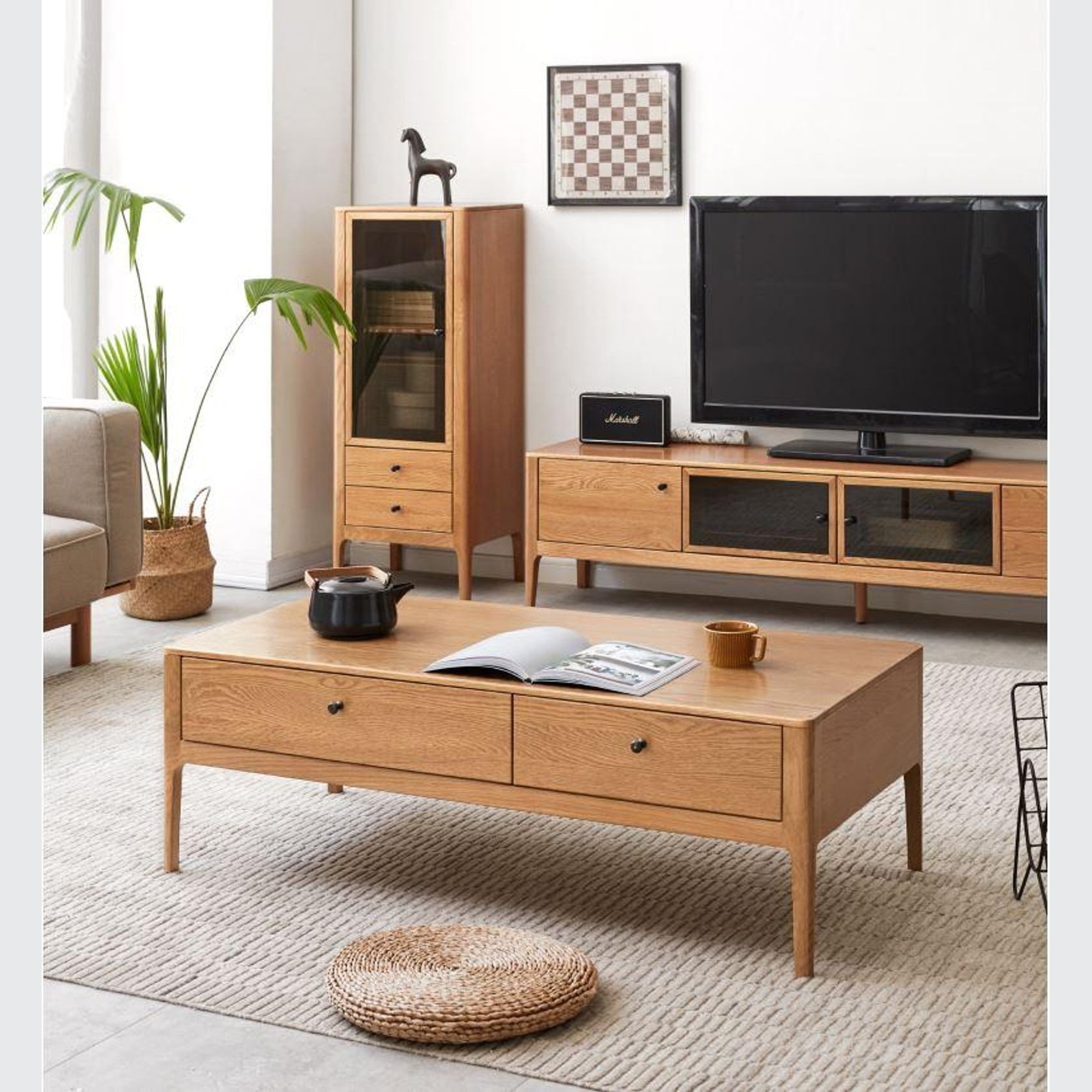 Hampton Honey Oak Coffee Table ArchiPro NZ