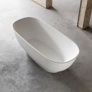 Hampton Freestanding Bath Matte White gallery detail image