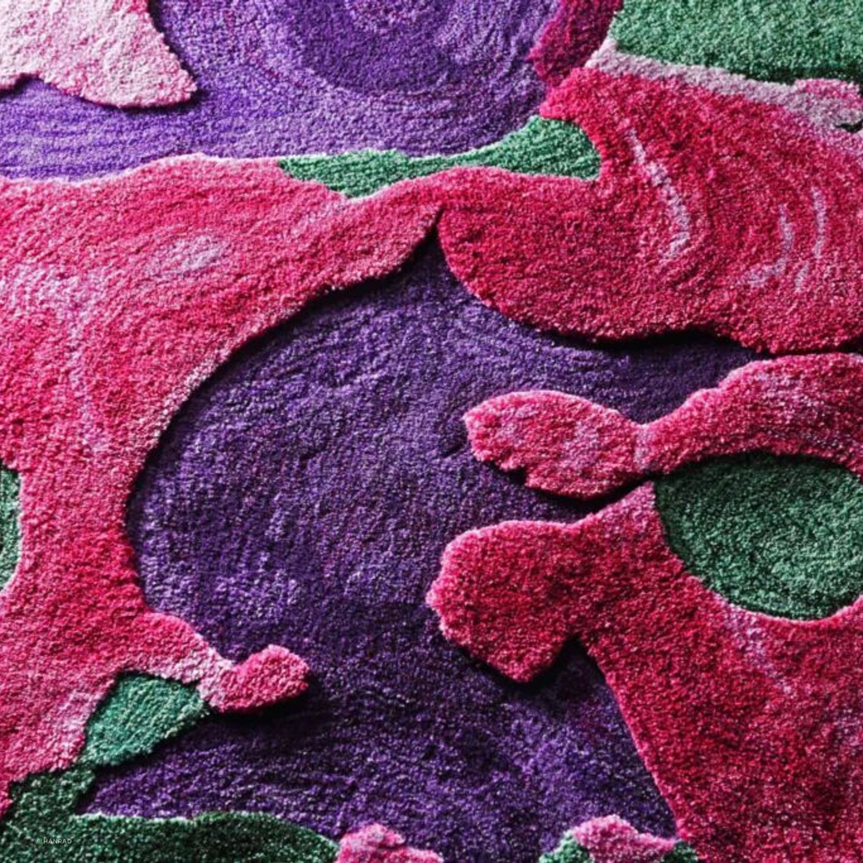 Fascinating Handmade Art Rug | NZ Wool & Art Silks gallery detail image