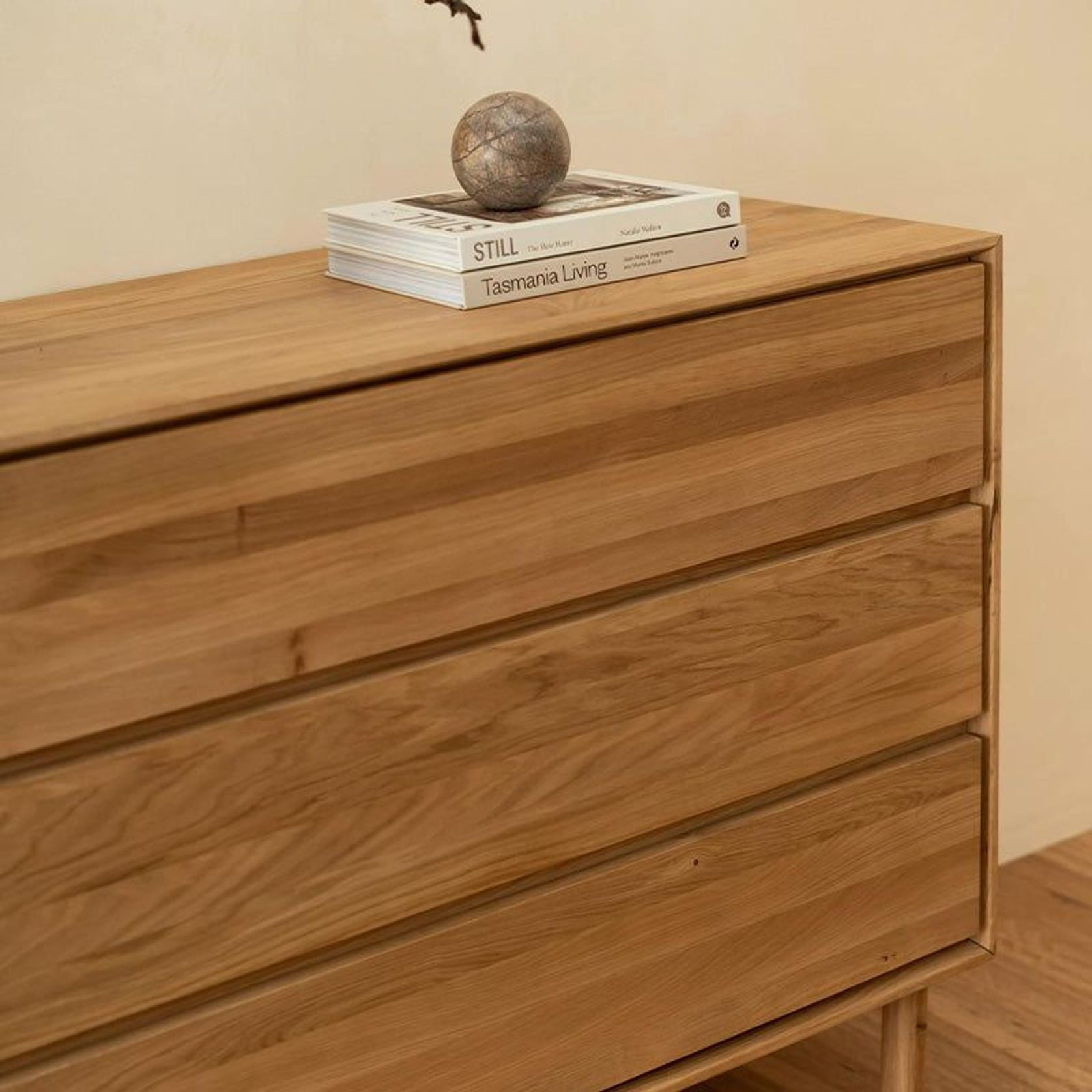 Harmony 3 Drawer Chest - Oak gallery detail image