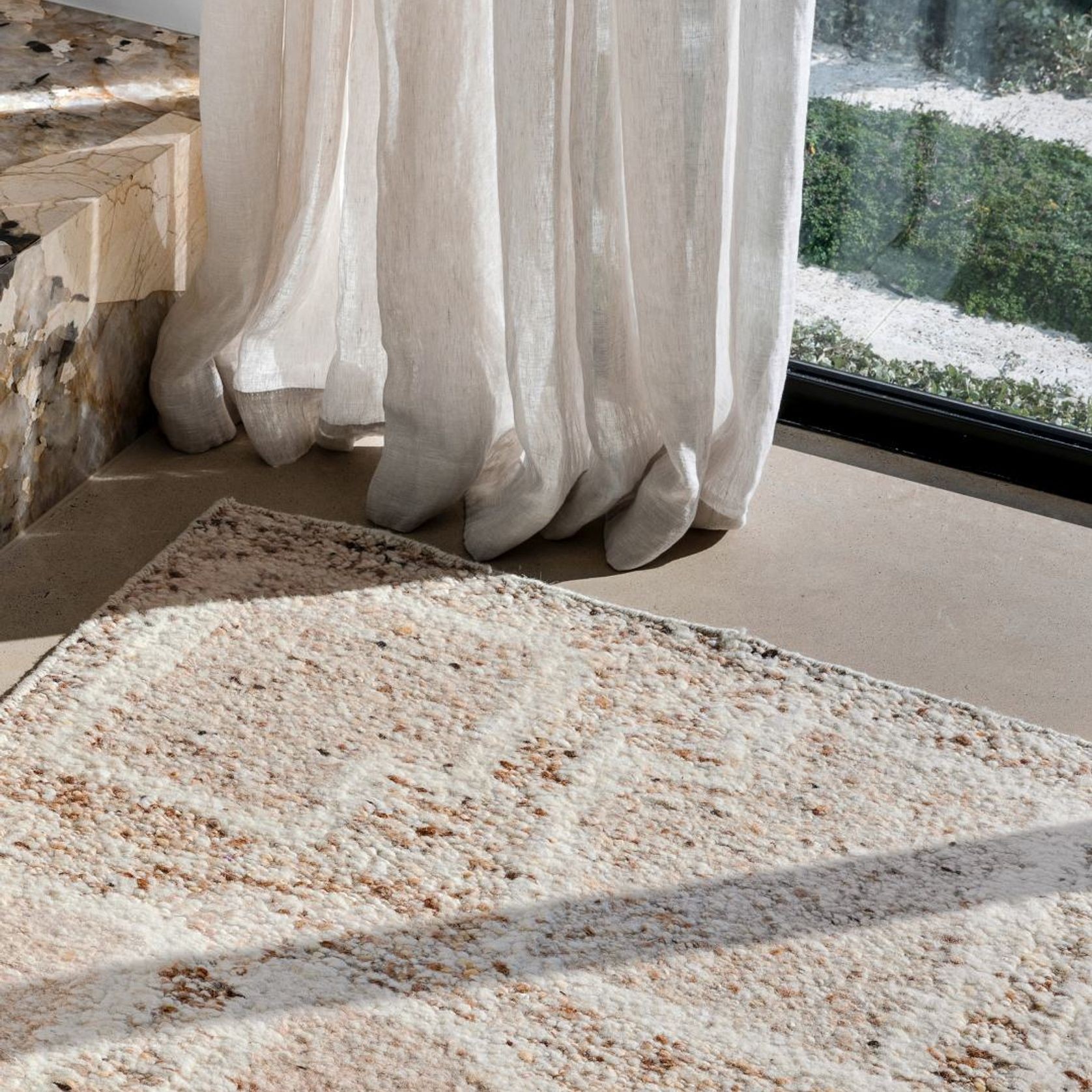 Heras Rug | Sand gallery detail image