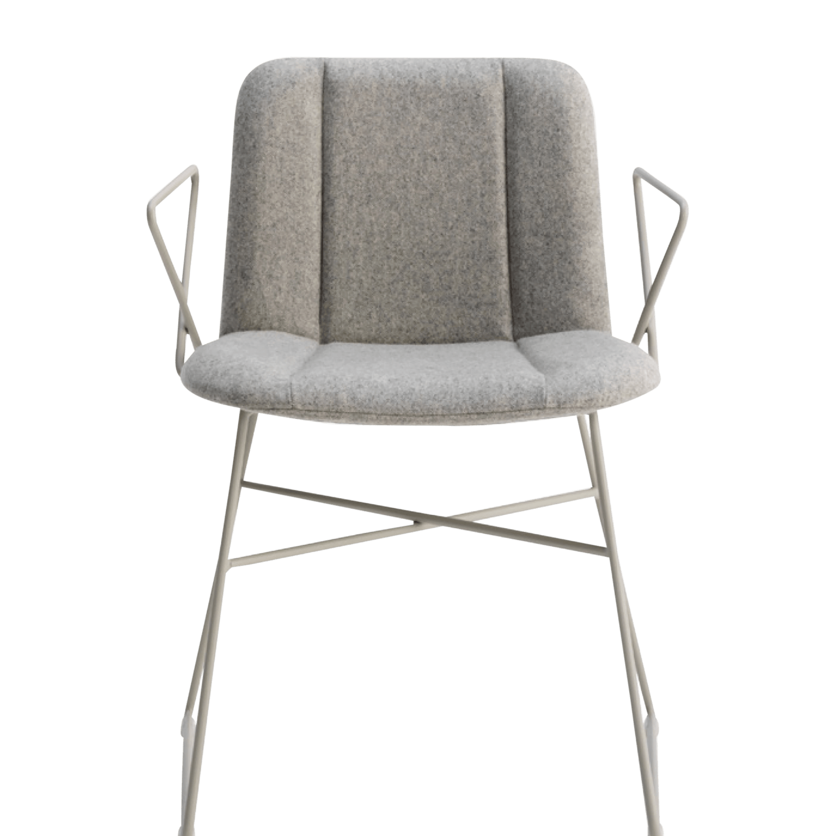 Hippy Chair with Arms - Sled Base gallery detail image