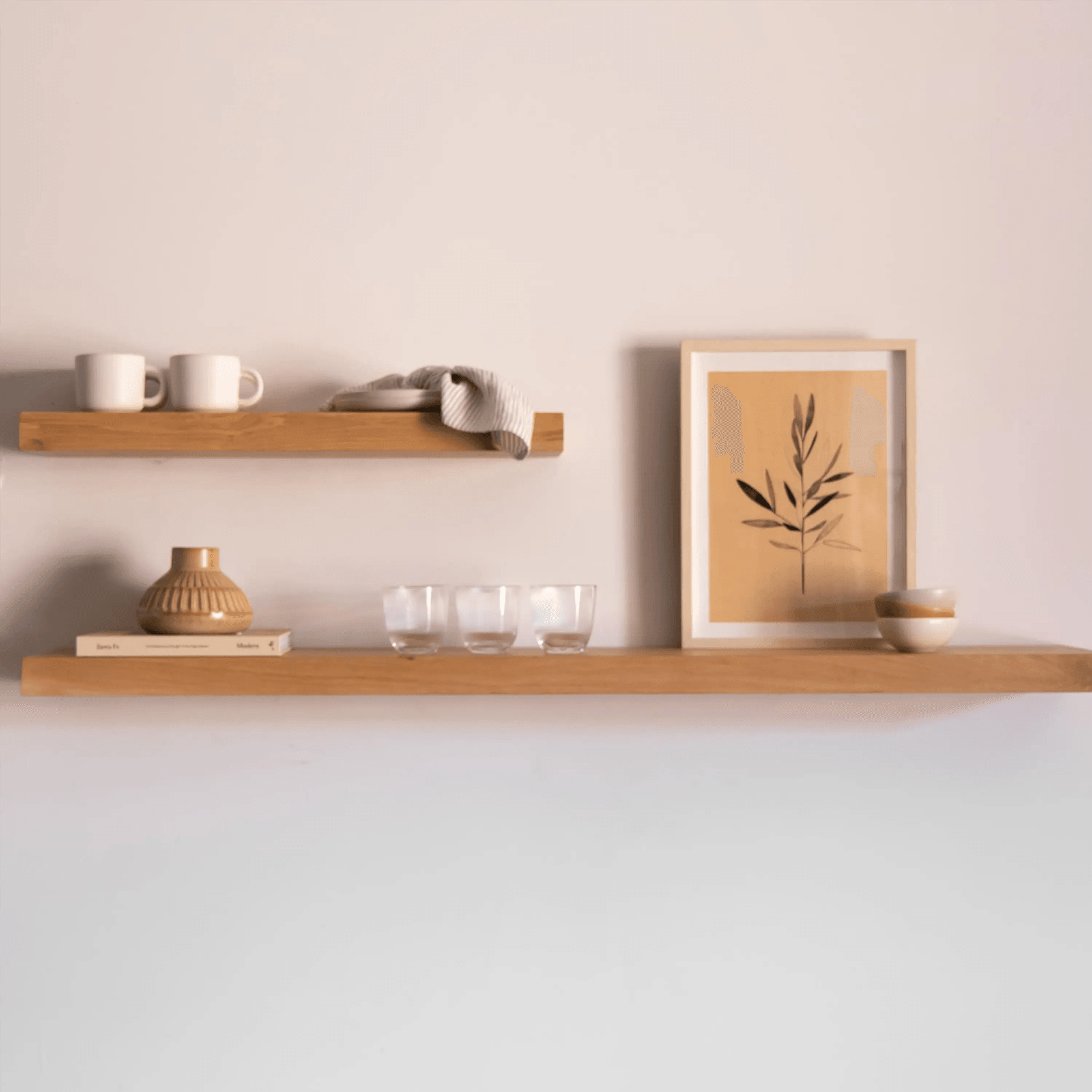 Hold Wall Shelf 140cm - Oak gallery detail image
