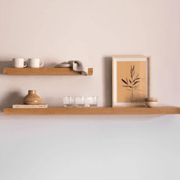 Hold Wall Shelf 140cm - Oak gallery detail image