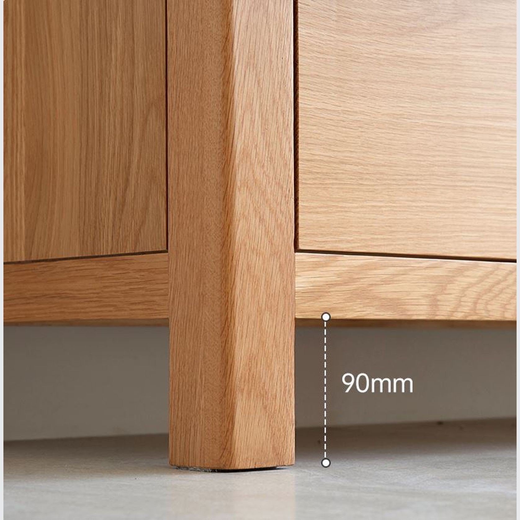 Humbie Natural Solid Oak 2+3 Chest Drawers gallery detail image