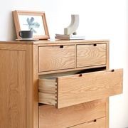 Humbie Natural Solid Oak 2+3 Chest Drawers gallery detail image