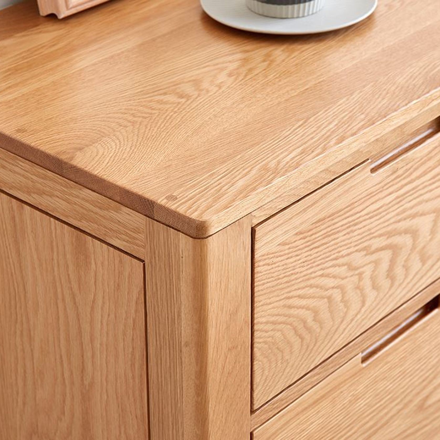 Humbie Natural Solid Oak 2+3 Chest Drawers gallery detail image