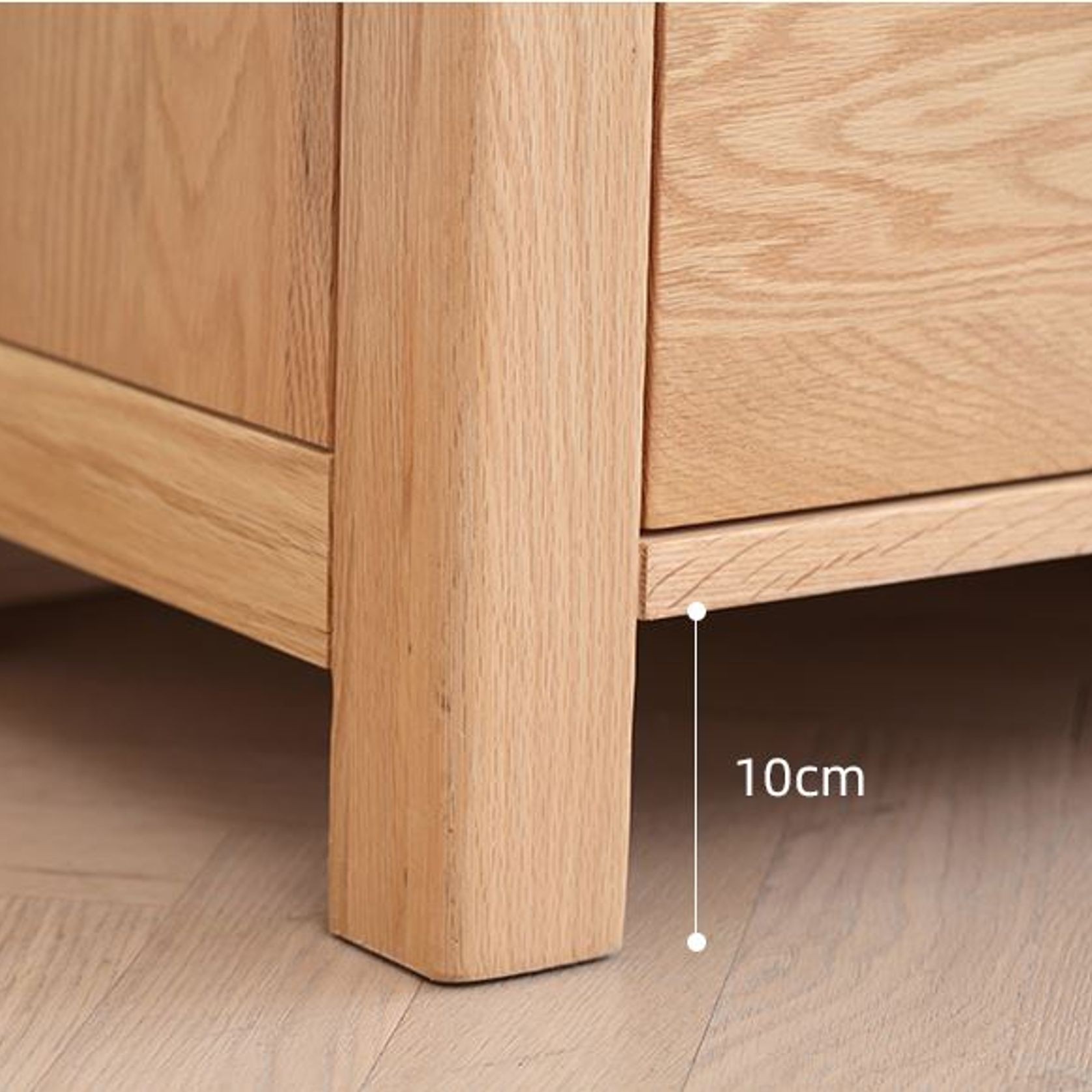 Humbie Natural Solid Oak Extra Large Sideboard gallery detail image