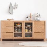 Humbie Natural Solid Oak Extra Large Sideboard gallery detail image