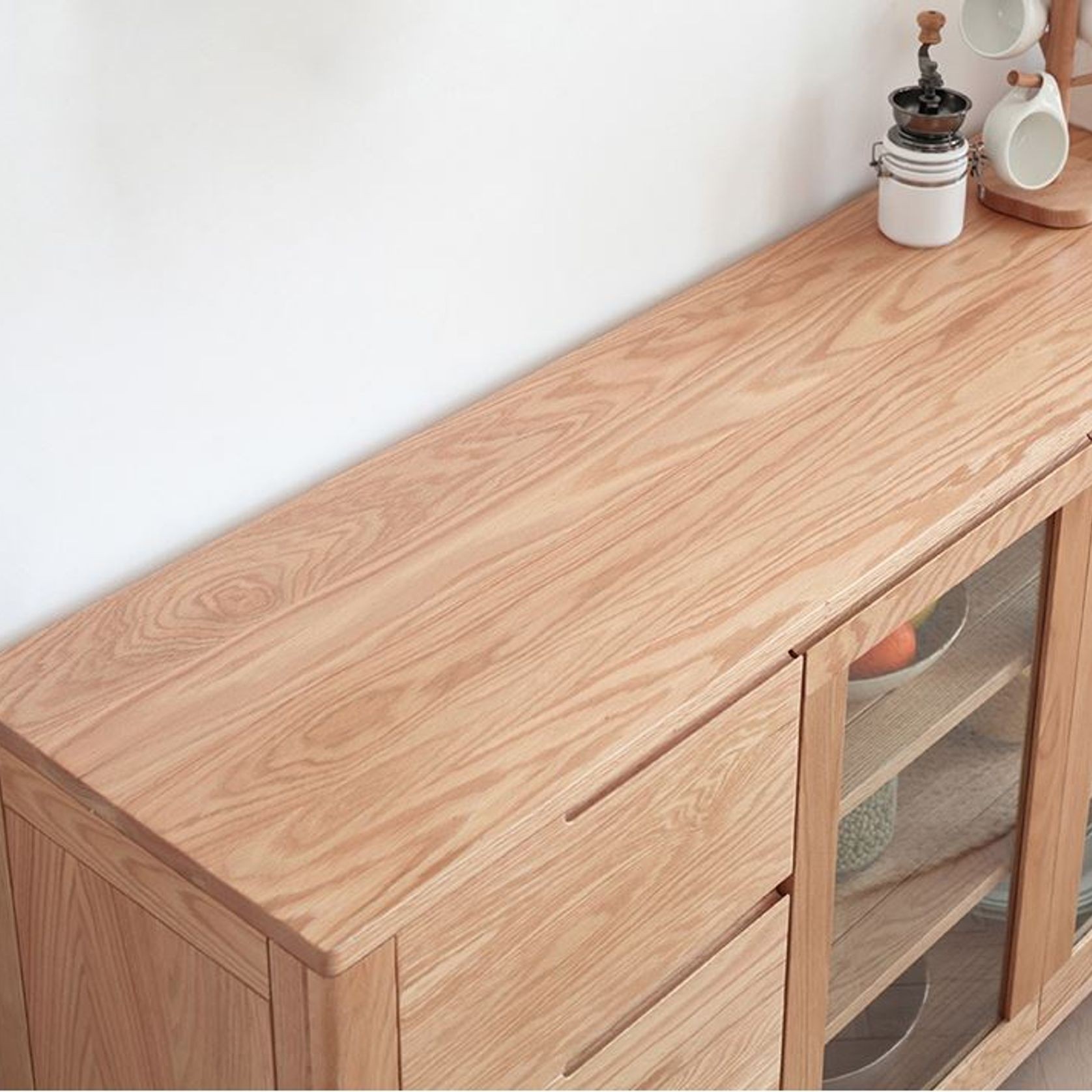 Humbie Natural Solid Oak Extra Large Sideboard gallery detail image