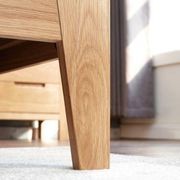 Humbie Natural Solid Oak Bed Frame gallery detail image