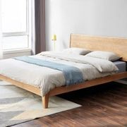 Humbie Natural Solid Oak Bed Frame gallery detail image