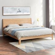 Humbie Natural Solid Oak Bed Frame gallery detail image