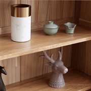 Humbie Solid Oak Large Display Bookcase Cabinet gallery detail image