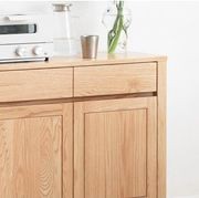 Humbie Solid Oak Large Sideboard With Hutch Dresser gallery detail image