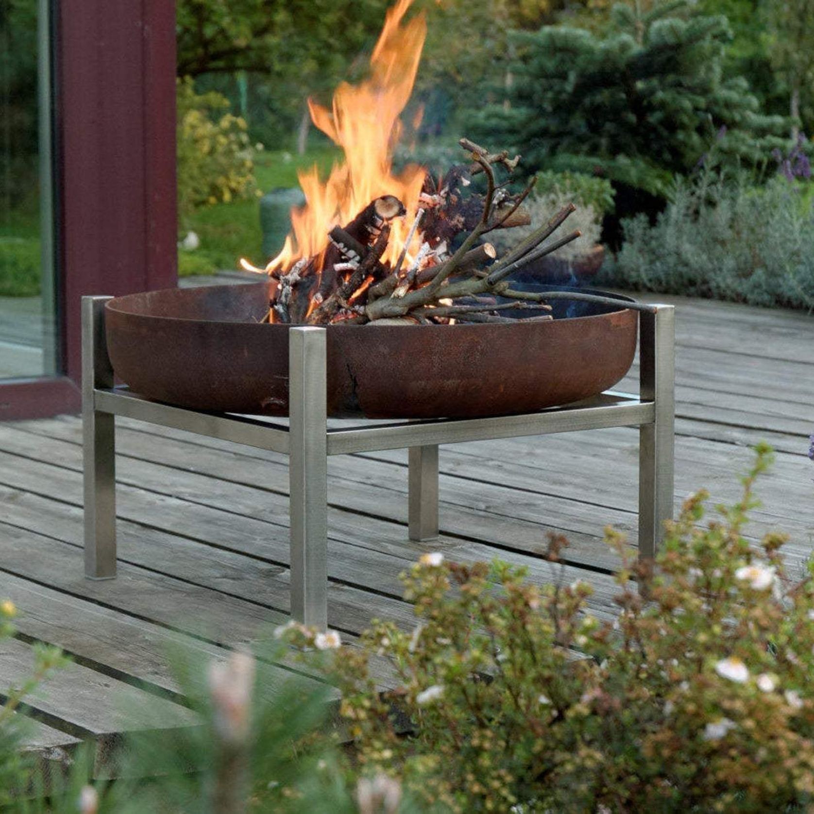 ALFRED RIESS Inuvik Steel Fire Pit - Medium 63cm gallery detail image